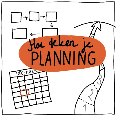 Hoe teken je planning