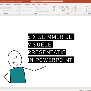 slimmer visuele presentatie tekenen in powerpoint tips visueel communiceren zakelijk tekenen presenteren