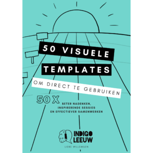 50 visuele templates om direct te gebruiken - Indigo Leeuw - ebook download visueel werken werkvormen visuele werksessies voorbeelden ideeen inspiratie